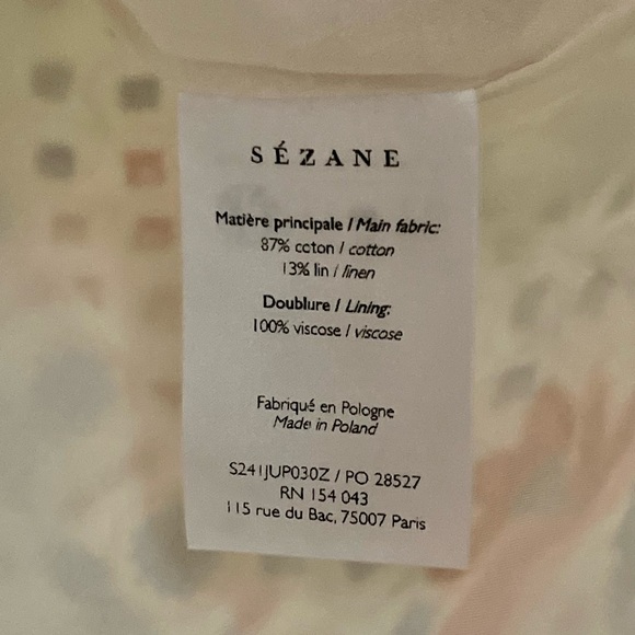 NWT Sézane Malia Skirt in Milo Print - Picture 9 of 11